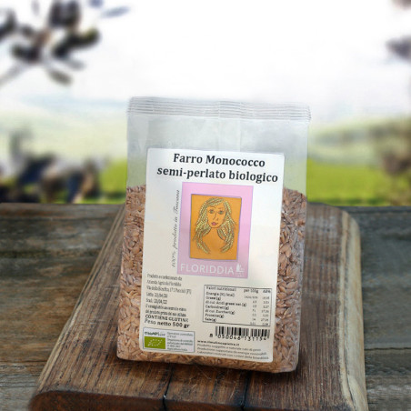 FARRO MONOCOCCO 500 G BIOLOGICO SEMIPERLATO